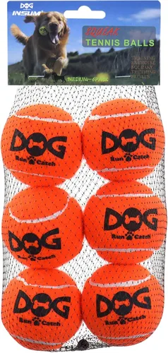 Vista 13 de Pelotas Chirriantes para Perros - Pelotas de Tenis Chirriantes para Perros, Negro Mediano - 6.35 cm, Pack de 20