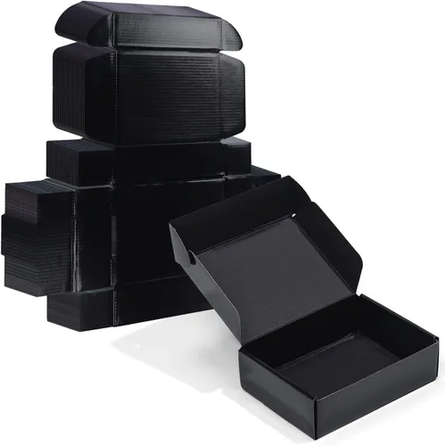 Vista 11 de ZBEIVAN Juego de 50 cajas de envío blancas de 3 x 3 x 3 pulgadas, cajas de cartón corrugado para embalaje de regalos de correo de pequeñas empresas