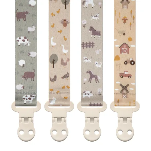 Vista 75 de Stadela - Juego de 4 clips para chupetes de bebé para niñas – Juego de regalo con flores modernas y neutrales estilo Boho (Allysa)