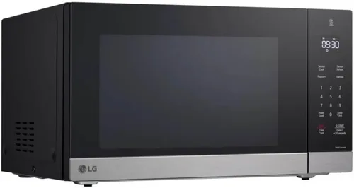 Vista 3 de LG NeoChef 1,5 pies cúbicos 1100-vatios Microondas de sobremesa en acero inoxidable con Smart Inverter MSER1590S