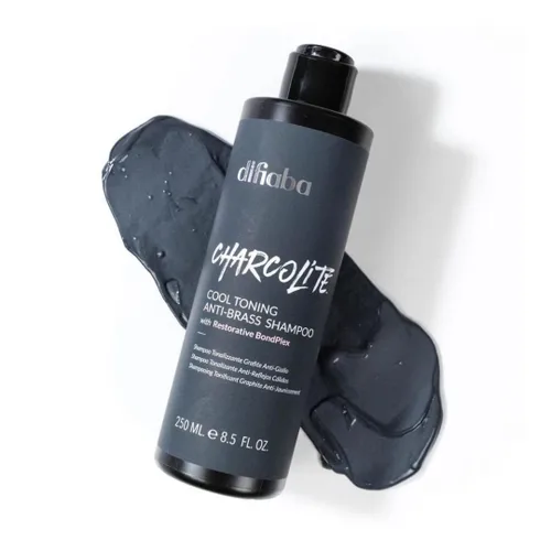 Vista 5 de Charcolite Cool Toning Shampoo 8.5 fl oz Champú natural anti-amarillo con carbón activado y grafito Para cabello rubio, decolorado, gris