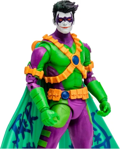Vista 2 de McFarlane Toys - DC Multiverse Red Robin (Jokerized) Gold Label, figura de acción de 7 pulgadas