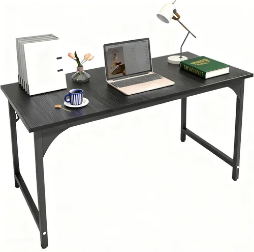 Escritorio para computadora, escritorio de oficina en casa de 47 pulgadas, escritorio de oficina para juegos, escritura, estudio, mesa de estudio