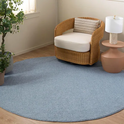 Vista 18 de SAFAVIEH River Collection Area Rug - 2'2" x 6' Runner, Blue & Ivory, Non-Shedding & Easy Cleaning, Ideal for Living Room, Hallway, Foyer, Entryway