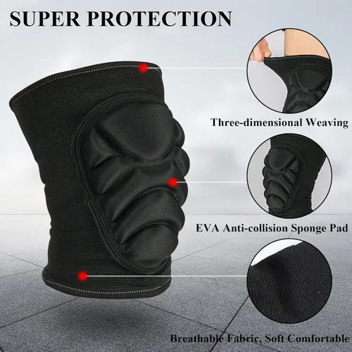 Vista 2 de KRTOYUST® Rodilleras de voleibol, coderas, protección y comodidad excepcionales, adultos y jóvenes (rodilleras, grande)