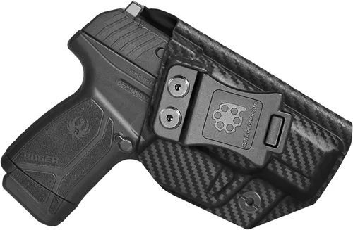 Vista 13 de Amberide IWB Kydex Holster for Ruger LCP II LCP2 LCP MAX LCP .380 Security-9 Max-9 LC9 LC9s LC380 EC9s Select Exact Model Concealed Carry Quick Draw