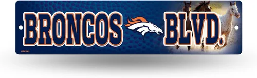 Vista 48 de Señal de calle de plástico NFL Rico Industries 4" x 16