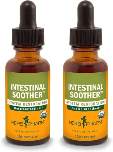 Vista 7 de Herb Pharm Fórmula herbaria líquida certificada para chupete intestinal orgánico con extracto de cúrcuma, 1 onza (FIS01)