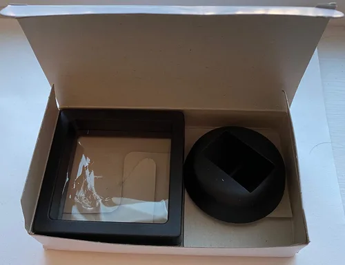 Vista 9 de Black Diamond Plaza Medallón Challenge Coin chip Display Stand Holder Magic Suspensión Caja