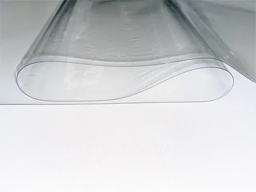 Vista 7 de Vinilo marino transparente calibre 20, doble pulido, 54 pulgadas de ancho por 5 yardas