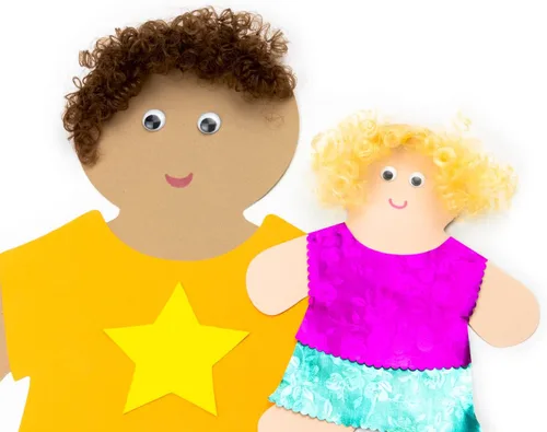 Vista 5 de Hygloss Cabello Rizado de Muñeca de 16 oz para Manualidades Surtido - Cabello Sintético Premium para Hacer Muñecas, Marionetas y Proyectos de Artes