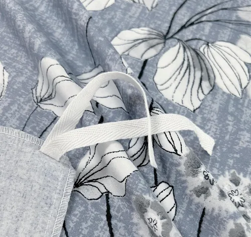 Vista 4 de Marina Decoration Juego de funda de edredón de 3 piezas con 2 fundas de almohada, con estampado floral romántico y lavado de tinta, ultra suave