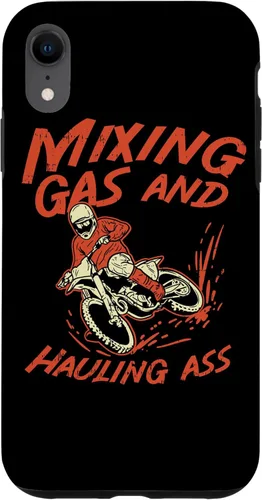Vista 25 de Mixing Gas & Hauling Ass - Dirt Racer Dirt Biking Dirt Bike Case for iPhone 17
