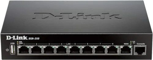 Vista 11 de D-Link Router VPN Gigabit —Perfecto para trabajos remotos e híbridos — Conmutación por error WAN dual Gigabit de 4 puertos — Cifrado de grado