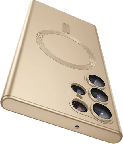 Vista 17 de MAKAVO Funda mate para Samsung Galaxy S22 Ultra, compatible con MagSafe, funda magnética delgada con protector de lente de cámara integrado, carcasa