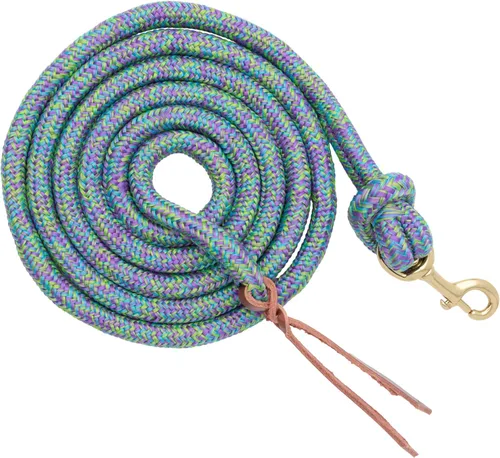 Vista 7 de Cuerda de Guía Weaver Equine Performance, Cuerda de Guía Larga para Caballo con Enganche Rápido para Cabestro, Agarre Suave y Cómodo, Equipo