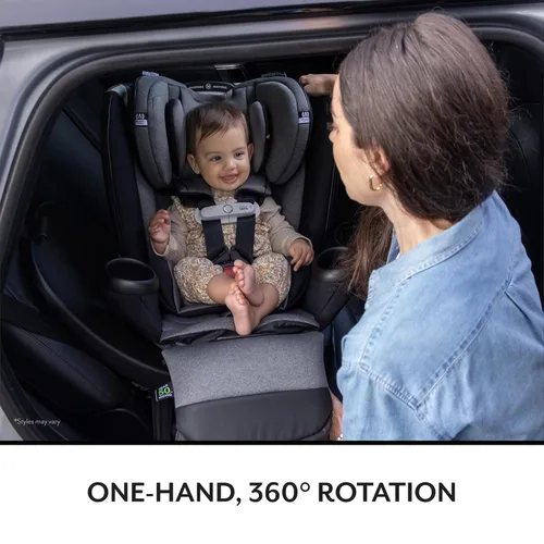 Vista 2 de Evenflo Gold Revolve360 Extend - Asiento giratorio para automóvil todo en uno con SensorSafe (azul zafiro)
