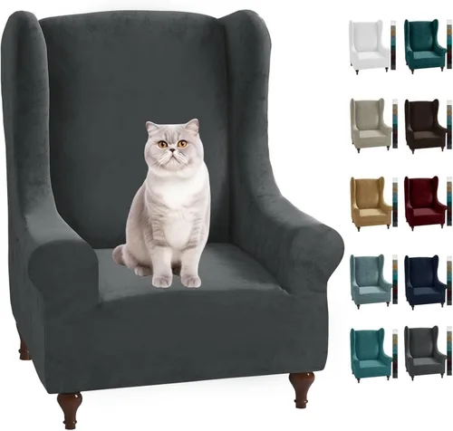 Vista 32 de MAXIJIN - Funda de futón de terciopelo, tamaño completo, estirable, para colchón de futón, gruesa y suave, sin brazos, para sofá cama, con parte