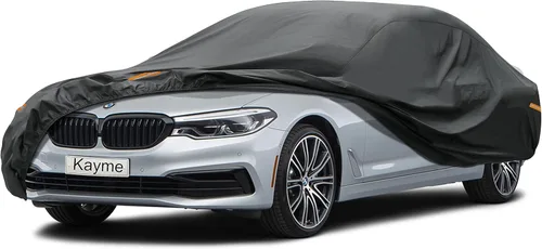 Vista 64 de Kayme Funda de auto de 7 capas para SUV, ajuste personalizado para Hyundai Santa Fe (2006-2025), impermeable, para todo tipo de clima