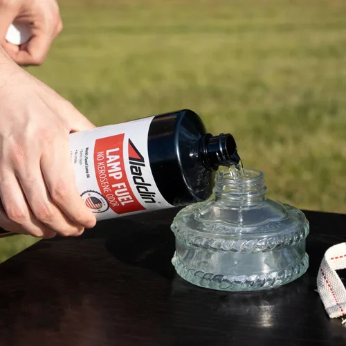 Vista 3 de Aladdin Combustible de aceite para lámpara transparente, alternativa de queroseno, combustión limpia, sin olor, para interiores y exteriores