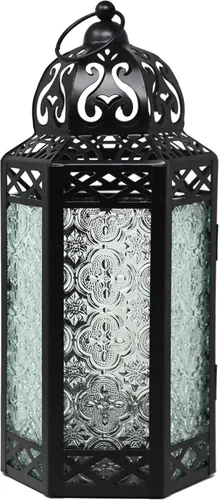 Vista 84 de VELA LANTERNS Farol portavelas decorativo, marroquí, gótico, morado, de 10.5 pulgadas, para mesa o colgar, decoración de Ramadán, decoración