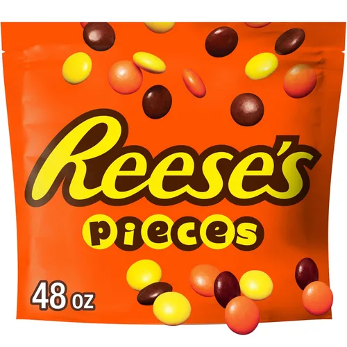 Vista 9 de Dulces de mantequilla de cacahuete Reese's Pieces.