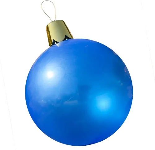 Vista 50 de Adornos inflables de Navidad – Bolas de Navidad de gran tamaño de 8", 17", 27" para patio exterior, césped, árbol - Decoración navideña para Rosa