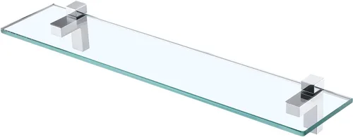 Vista 11 de KES BGS3201S35-2 - Estante de vidrio templado de 14 pulgadas de grosor para montaje en pared, rectangular, soporte de níquel cepillado, BGS3201S35-2