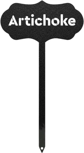 RealSteel - Marcadores de semillas y plantas - Estacas para jardín de hierbas para interiores y exteriores - Etiquetas elegantes de semillas de