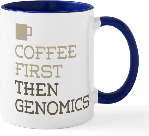 Vista 14 de CafePress Coffee Then Genomics Mugs 11 oz (325 ml) Ceramic Coffee Mug