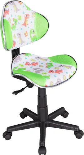 Vista 13 de JJS Silla ejecutiva de computadora con respaldo bajo para oficina en casa, silla ergonómica de malla con base extra grande y almohadillas, negro/gris