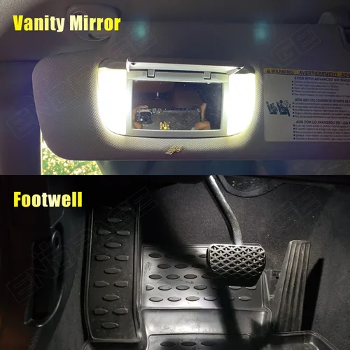 Vista 6 de Paquete de 18 luces LED Tundra para interiores Toyota Tundra 2007 2008 2009 2010 2011 2012 2013 2014 2015 2016 2017 2018 2019 2020 2021 + luces