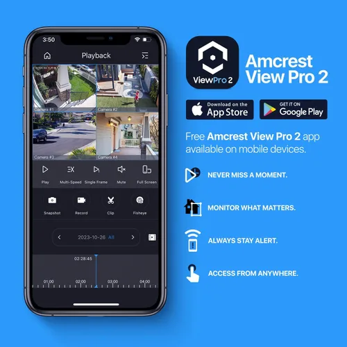 Vista 8 de Amcrest UltraHD 5MP Cámara POE exterior 2592 x 1944p Bullet IP cámara de seguridad, IP67 exterior impermeable, ángulo de visión de 103°, lente
