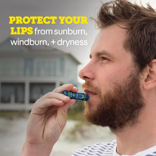 Vista 3 de Oars + Alps Protector solar para labios, bálsamo labial SPF 18, protector solar sin brillo para labios, infundido con vitamina E y manteca