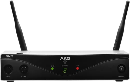Vista 2 de AKG Pro Audio WMS420 Vocal Set Banda Un sistema de micrófono inalámbrico con receptor estacionario SR420 y transmisor de mano HT420