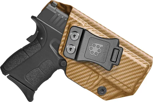 Vista 13 de Amberide Funda IWB XD-S 3.3"/XD-S MOD.2 3.3", Kydex-Boltaron dentro de la cintura ajustada Springfield XD-S 0.354 in/.40, extracción rápida