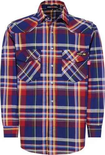 Vista 21 de BOCOMAL Camisas FR Resistente a la llama 100% C NFPA2112 7.5oz Camisa de soldadura resistente al fuego para hombres