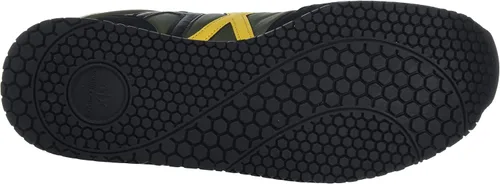 Vista 4 de AX ARMANI EXCHANGE Zapatos deportivos de cuero con logotipo para hombre Blanco
