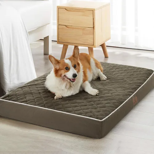 Vista 8 de WNPETHOME Camas ortopédicas XL para perros grandes, impermeables, extra grandes, con funda extraíble y lavable, cama para jaula de perro