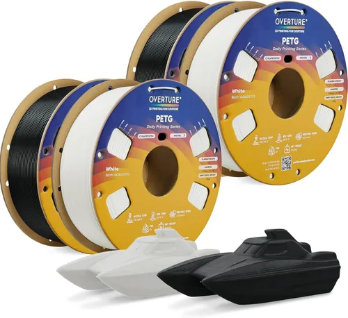 Vista 139 de Overture Petg - Filamento de 0.07 pulgadas con superficie de construcción 3D 7.87 x 7.87 pulgadas, consumibles para impresora 3D, carrete de 2.2