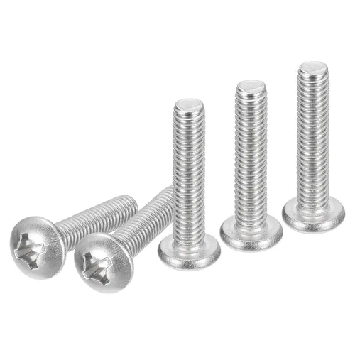 Vista 11 de DTGN Tornillos de máquina de cabeza plana 1/4-20x1, 25 piezas de acero inoxidable 304, Phillips Drive, rosca completa UNC, acabado brillante, kit