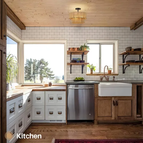 Vista 6 de Lámpara de Techo Bohemia de 15.7'', Montaje en Techo, Lámpara de Techo Semi-Empotrada de Cuerda de Cáñamo Costero, Lámpara de Ratán de 3 Luces