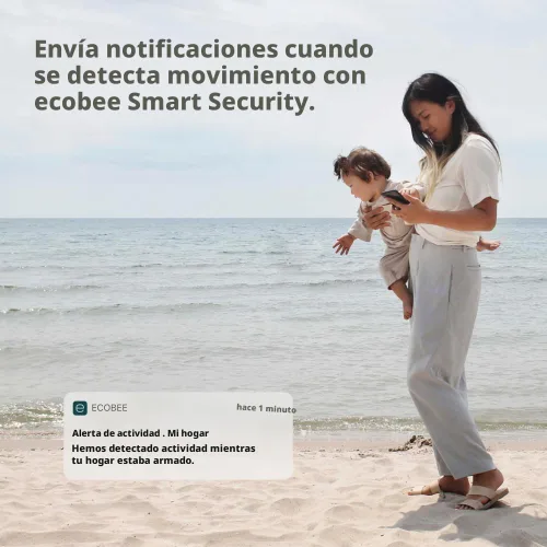 Vista 4 de ecobee Paquete de 2 sensores inteligentes, comodidad, seguridad, ahorro de energía, hogar inteligente, compatible con termostatos inteligentes