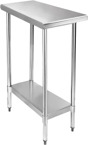 Vista 34 de STABLEINK NSF - Mesa de preparación de acero inoxidable de 30 x 24 pulgadas, mesa de trabajo y preparación de metal con protector contra