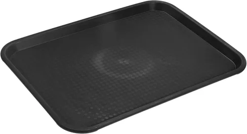 Vista 16 de uxcell Bandejas de plástico de comida rápida a granel de 12 x 16 pulgadas rectangulares para servir, bandejas de cafetería, platos para servir