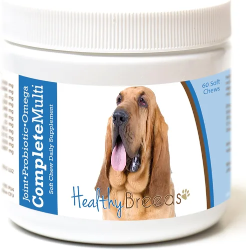 Vista 352 de Healthy Breeds Cavalier King Charles Spaniel - Multivitamínico todo en uno, completo con probióticos, glucosamina, condroitina y omegas, 60