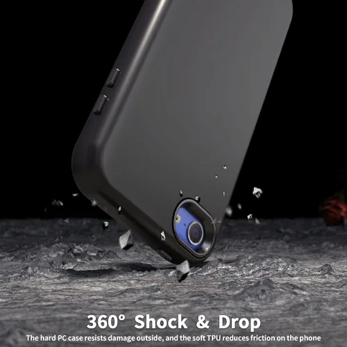 Vista 5 de Funda para iPod Touch 7 con protector de pantalla, para iPod Touch 6, funda para iPod Touch 5, ligera, de cuerpo completo, protección resistente