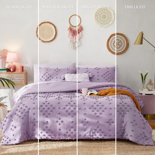 Vista 7 de Geniospin Juego de edredón individual de 6 piezas, cama en una bolsa con edredones, sábanas, fundas de almohada y fundas de almohada, microfibra