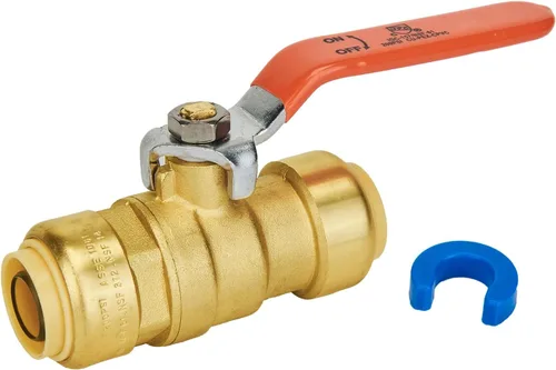 Vista 16 de Válvula de Bola de Cierre de 1 Pulgada, Válvula de Bola de 1 Pulgada SUNGATOR, Accesorios de Conexión a Presión para Cierre de Agua con Manija Azul