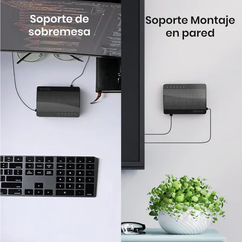 Vista 6 de Tenda SG105, conmutador Gigabit de 5 puertos, interruptor Ethernet doméstico no administrado, divisor Ethernet de oficina, Plug & Play, estuche